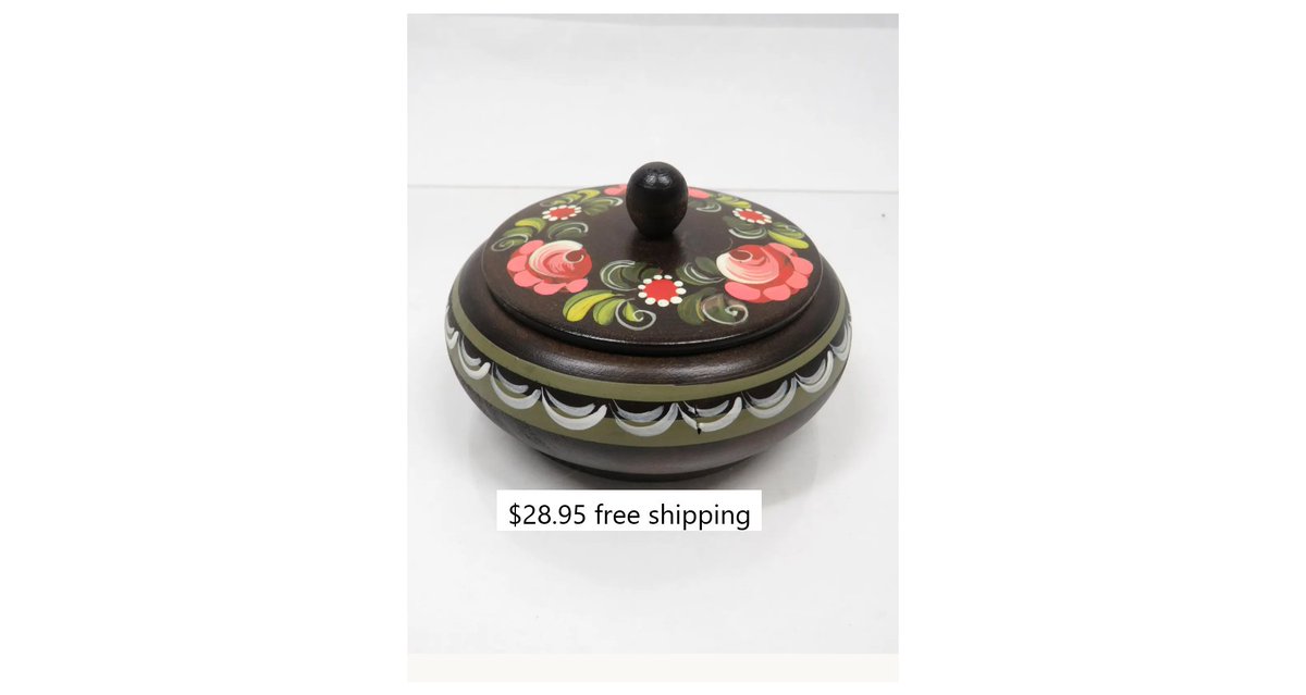 rarefinds4u's tweet image. Vintage round hand painted box
Vintage paint brush
#freeshipping #smilett23 #vintage #antique #shopping
