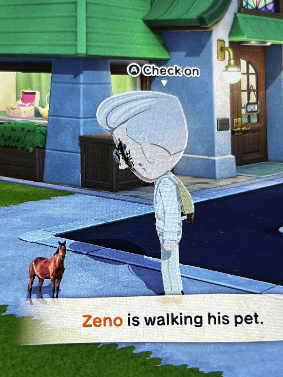 ZenoWesker's tweet image. said he hated the horse but now he takes it everywhere #ok