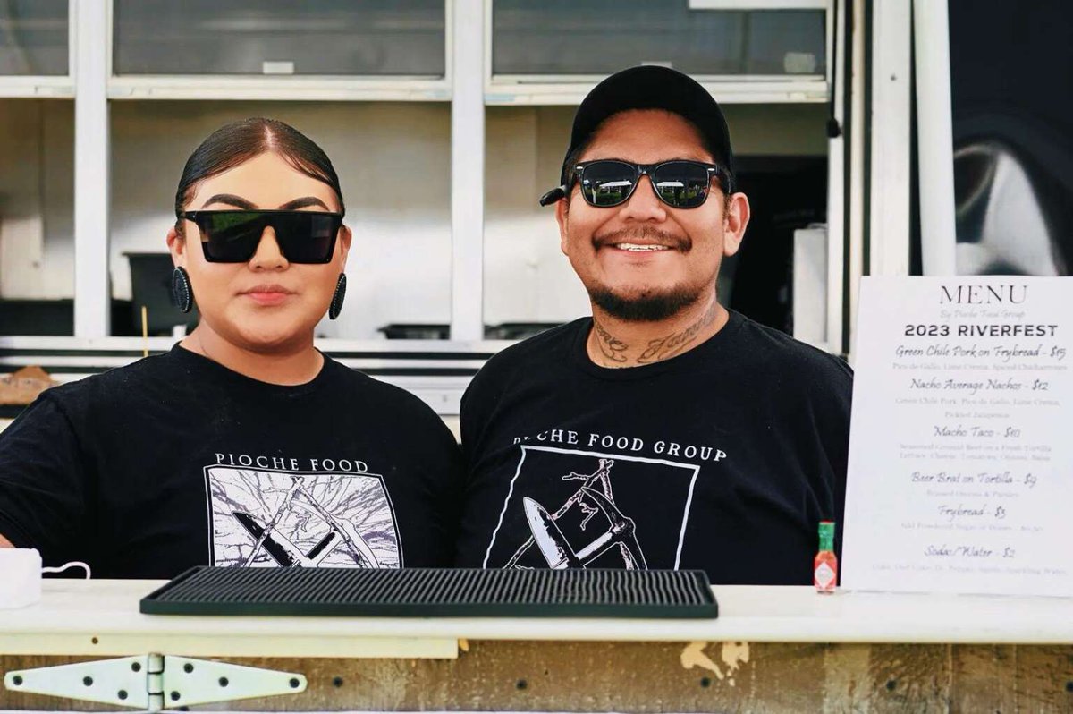 PrismSanJuanNM's tweet image. Fruitland chef Justin Pioche isn’t just cooking on Chopped. He’s putting a Navajo-owned family business, Pioche Food Group, in front of a national audience, where one TV appearance could mean more catering, more diners, and more food education. #Chopped