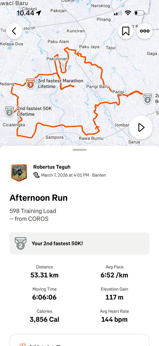 robsteguh's tweet photo. dari bulan februari- april minimal banget sekali ultra wkwk mei nanti akan ada 2 event lari ultra. sehat2 kaki dan badan ya 🤟🏽🔥 https://t.co/ag2iRX0M3z