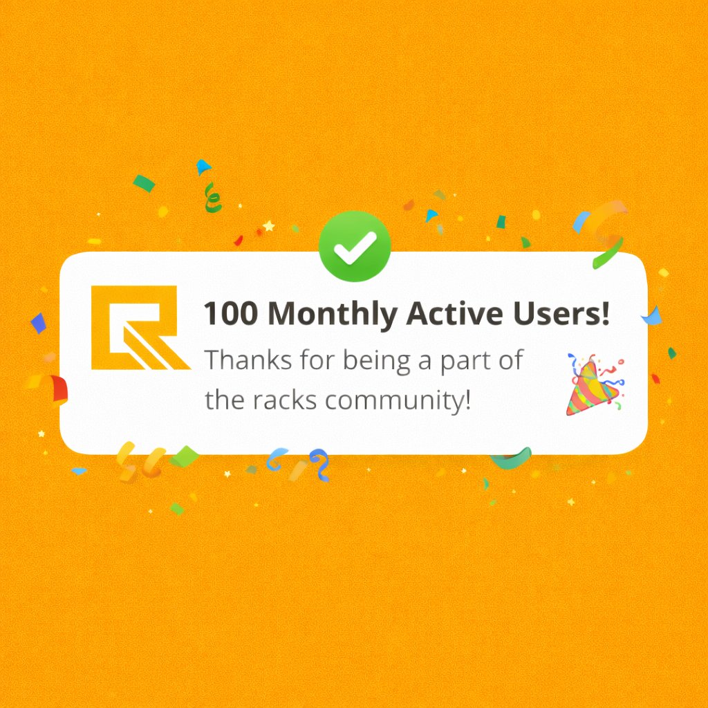 racksdotcash's tweet image. It's a big number to us since we silently launched just few days ago. Thank you to all your love and support from the $RACKS devs. Follow the #MemeWars