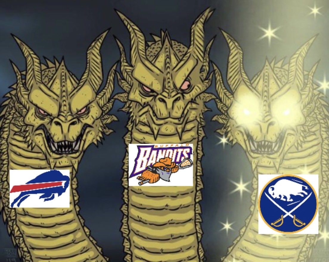 HockeyIQ716's tweet image. Who would’ve thought?!  #Sabres #Bandits #Bills