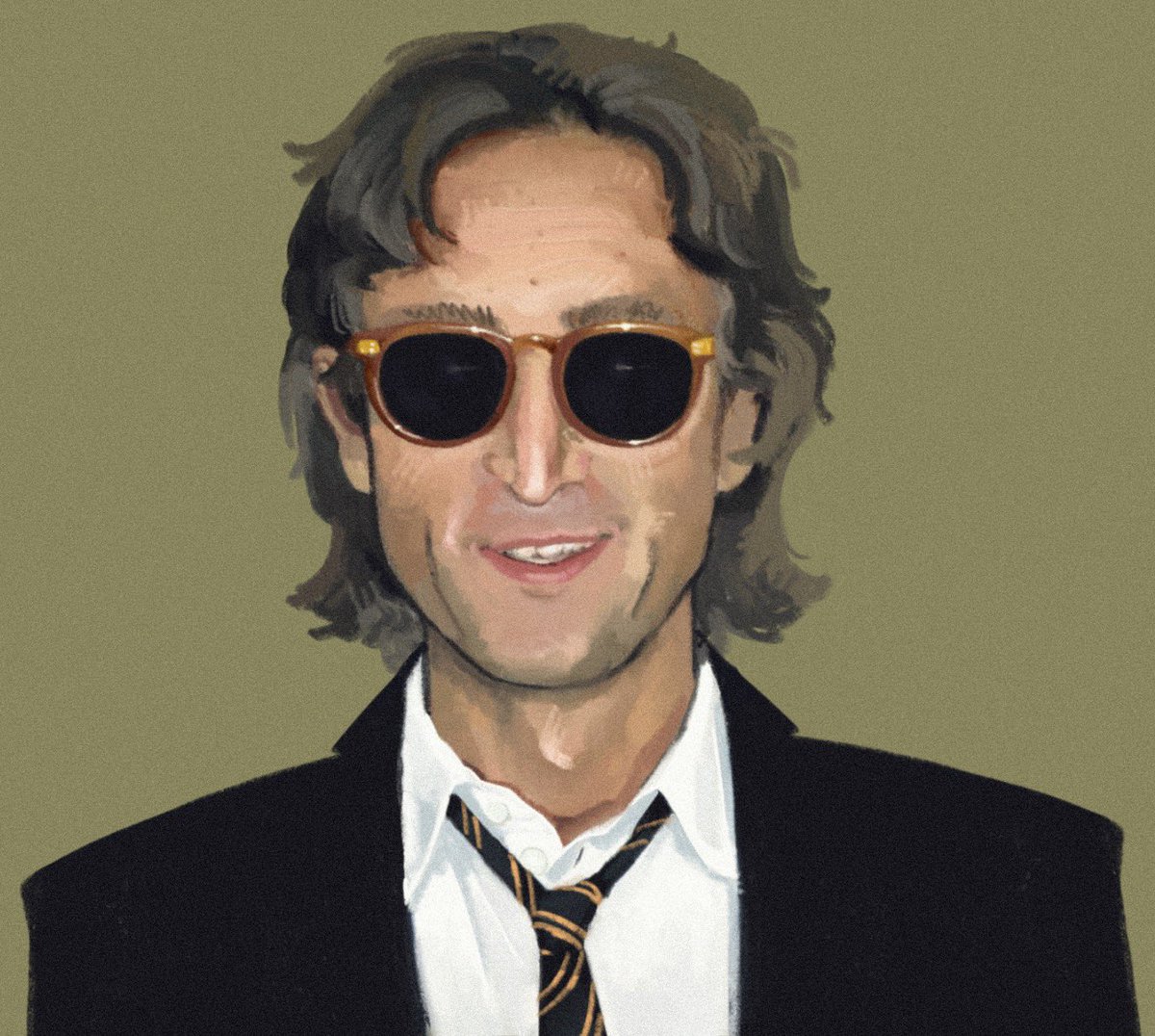 Fenceington's tweet image. Jawnnie :&amp;gt;
[#johnlennon ]