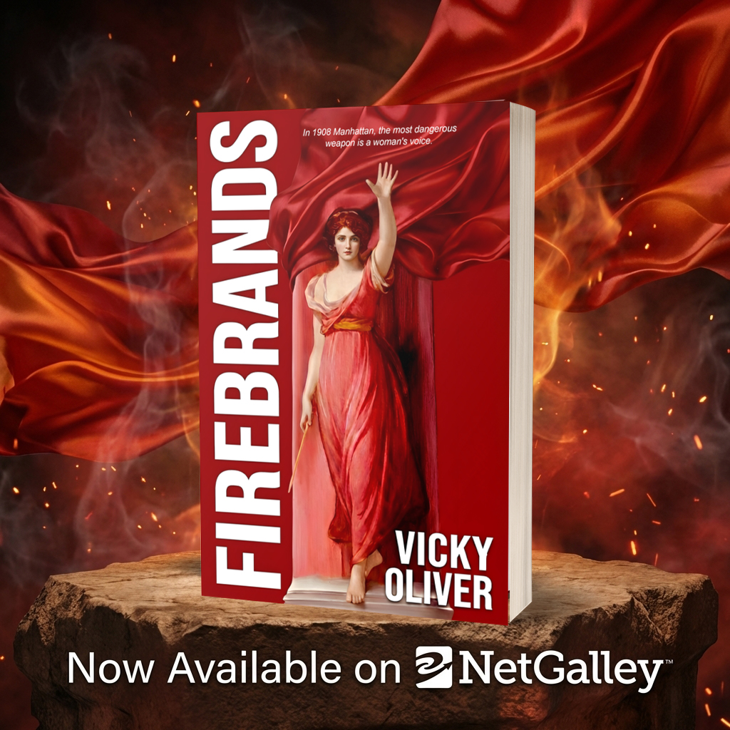 vickyoliver's tweet photo. Very excited to share that my novel, Firebrands, is now available on NetGalley for booksellers, librarians, and reviewers! I set out to write propulsive, Gilded Age fiction about extraordinary women seeking love and justice in old New York.
#GildedAgeFiction #HistoricalFiction https://t.co/0dwl0CRo6C