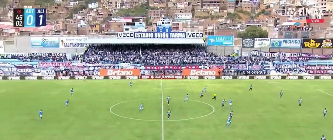 Comando Svr de Alianza Lima en Tarma ante ADT por el Apertura 2026