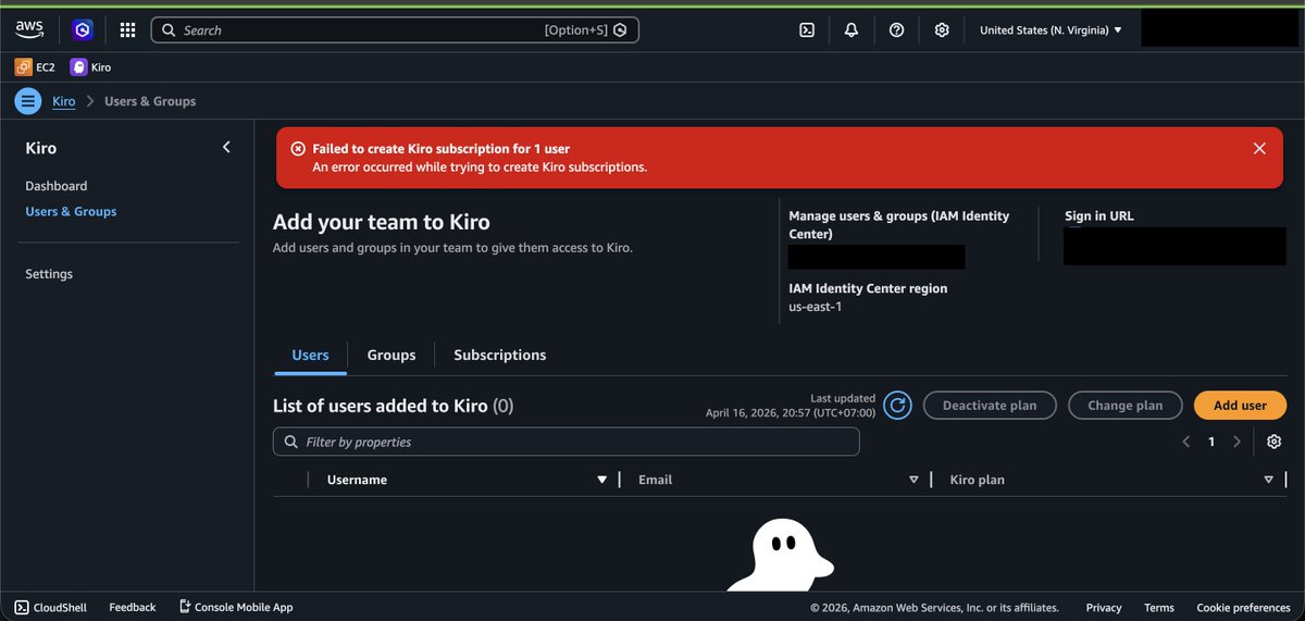 depapp's tweet photo. @kirodotdev please help me to fix this issue https://t.co/4asJc1VIQJ