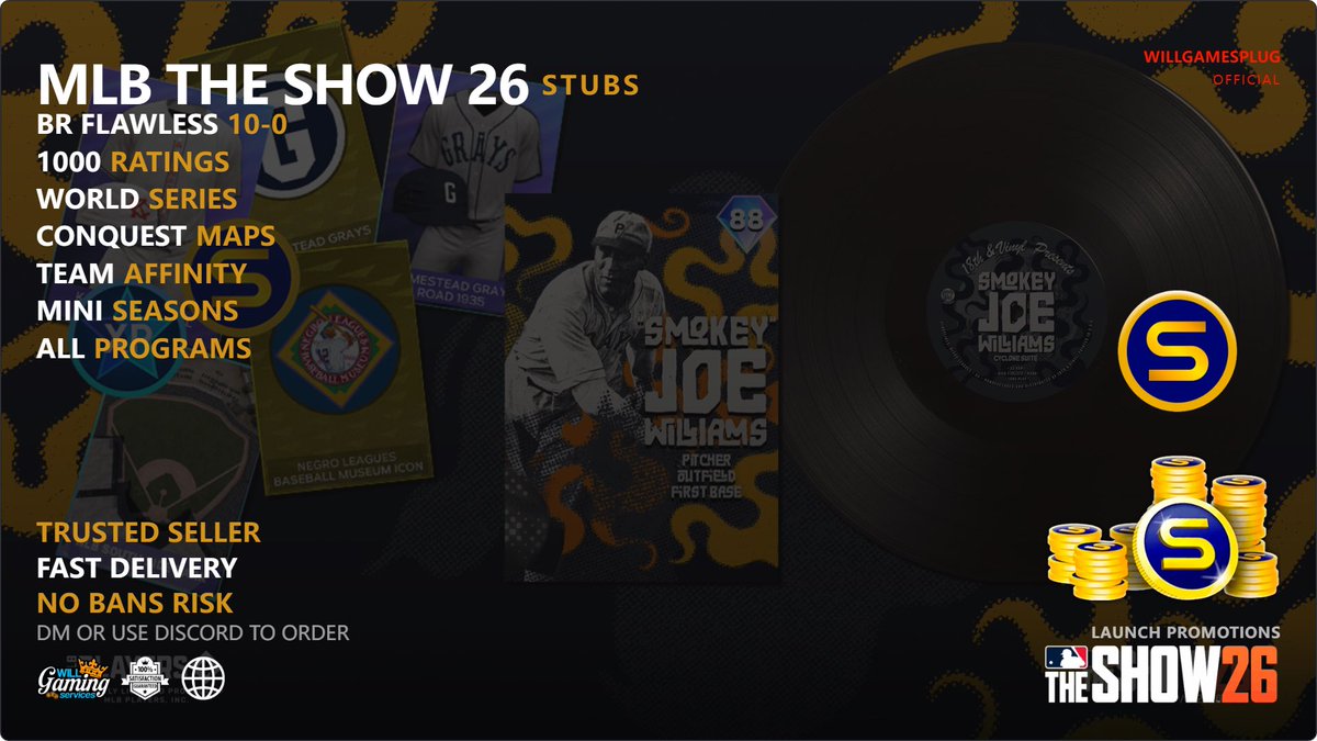 MLB The SHOW26 Stubs & BR Flawless |MUT &CUT Coins tweet media