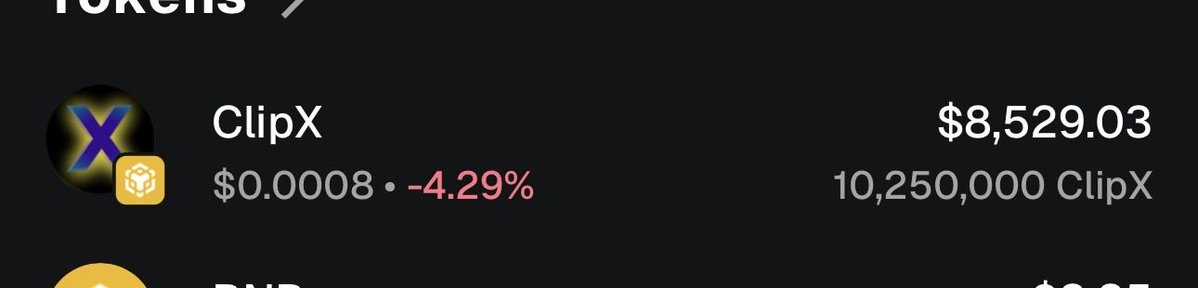 bearwithit97's tweet image. Day 126 — #BSC Alpha Wallet

Grinding lower.

Wallet value: $8,529  
Position: 10.25M $CLIPX  
Daily: -4.29%

No drama. Just continuation.

Lower highs, lower lows, structure is clearly in a down phase now.

But here’s the nuance:

Big drops create fear.  
Slow declines create
