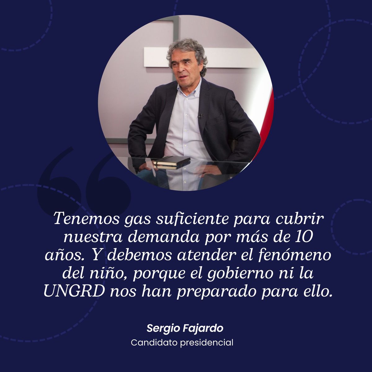 El fenómeno del niño no entiende de polarizaciones, por eso debemos estar preparados para su inminente llegada. #ColombiaDecide2026
#FajardoPresidente