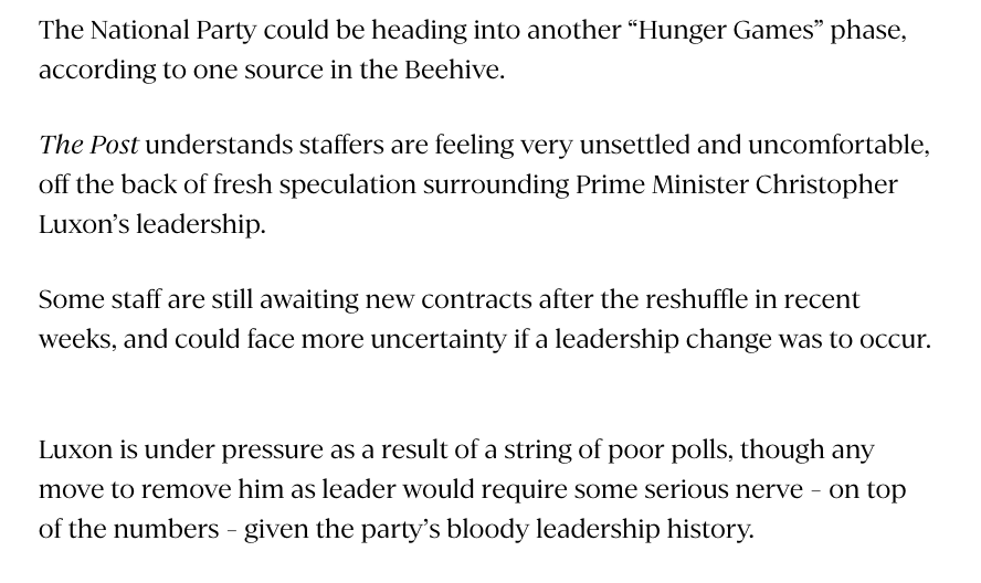 henrycooke's tweet photo. There might not be a coup on but things are incredibly unsettled within the Beehive: https://t.co/X7y333OLog