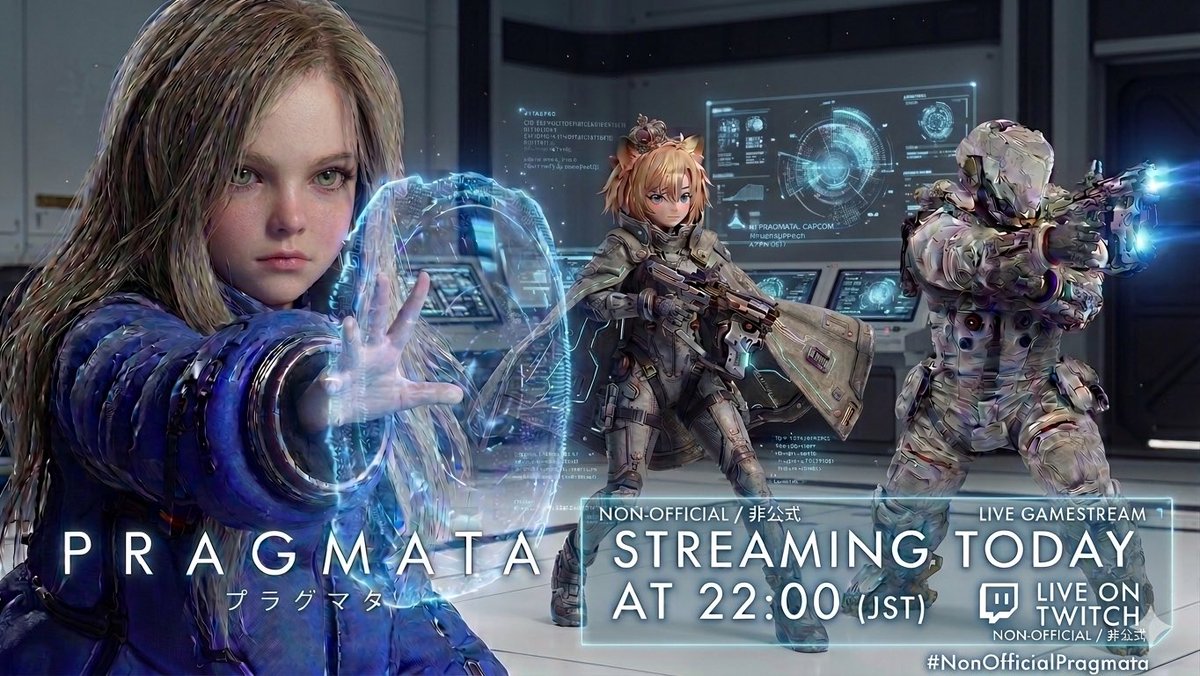 Vtuber_tsukasa's tweet photo. 今日の22時くらいに【PRAGMATA】の配信しようと思います!
良かったら遊びに来てね〜
#twitch配信 #Twitch配信者さんと繋がりたい #PRAGMAT #CAPCOM
https://t.co/LTpH6Mps5f https://t.co/4TLAApgFOQ