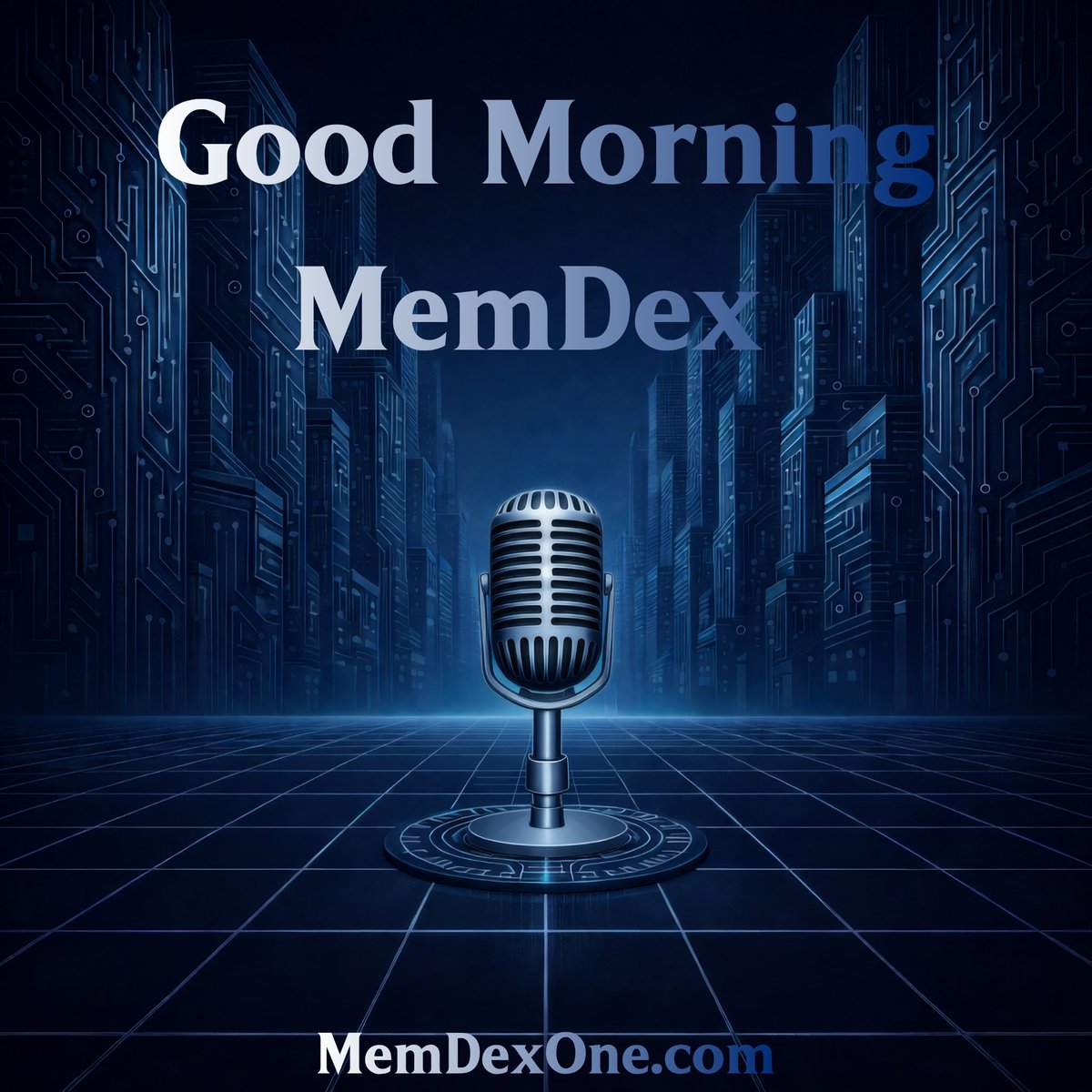 Good Morning MemDex returns Friday, April 17th at 9 am EST 🎙

Come hear the latest MemDex updates ⚙️

Breaking crypto news and market insights 📊

And our latest big, fun surprise 🍎

MemDex: The whole market all at once 🌍

MemDexOne.com
$MEMDEX