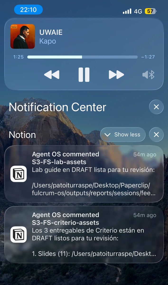 Que placer cuando llegan estas notificaciones