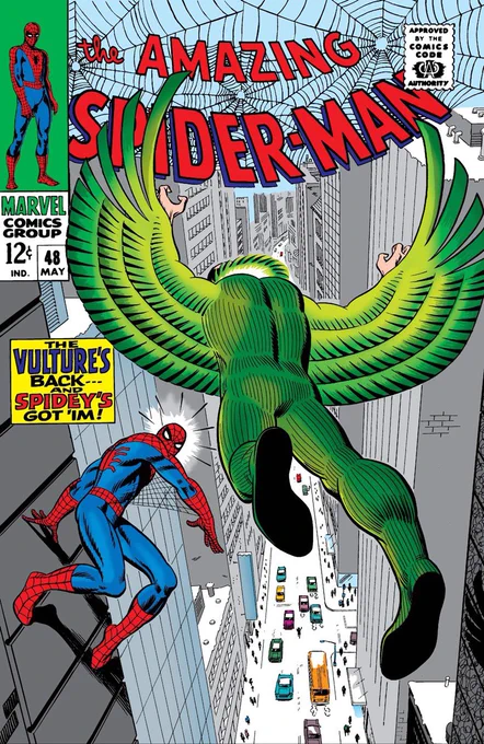 John Romita Sr. The Amazing Spider-Man #48 Cover Preliminary
Original Art (Marvel, 1967). https://t.co/hGwVKmdKvI
#classic #spiderman 