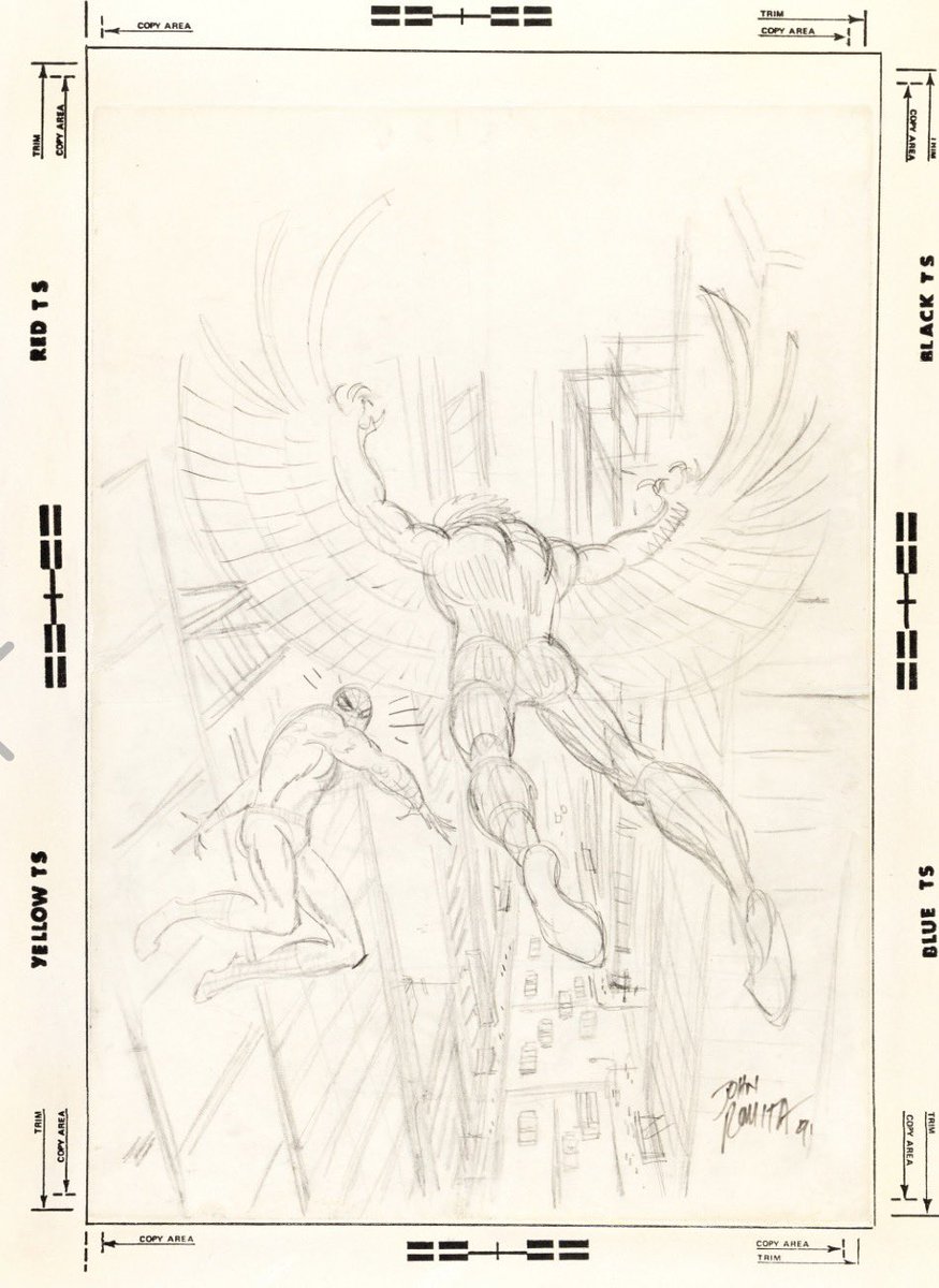 thealexrossart's tweet image. John Romita Sr. The Amazing Spider-Man #48 Cover Preliminary
Original Art (Marvel, 1967). comics.HA.com/itm/original-c…
#classic #spiderman