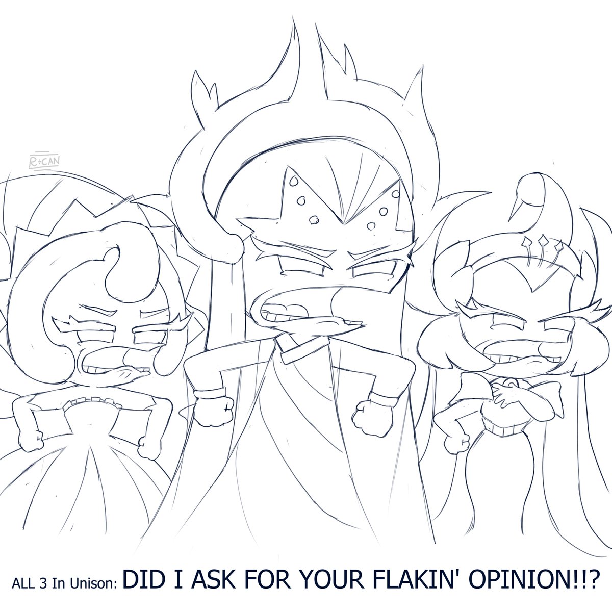 R_Canvas's tweet photo. Reconstruction
#cookierunfanart #millennialtreecookie #sugarswancookie
#moonlightcookie
#firstcreamcookie https://t.co/tIhHJ3VkAX