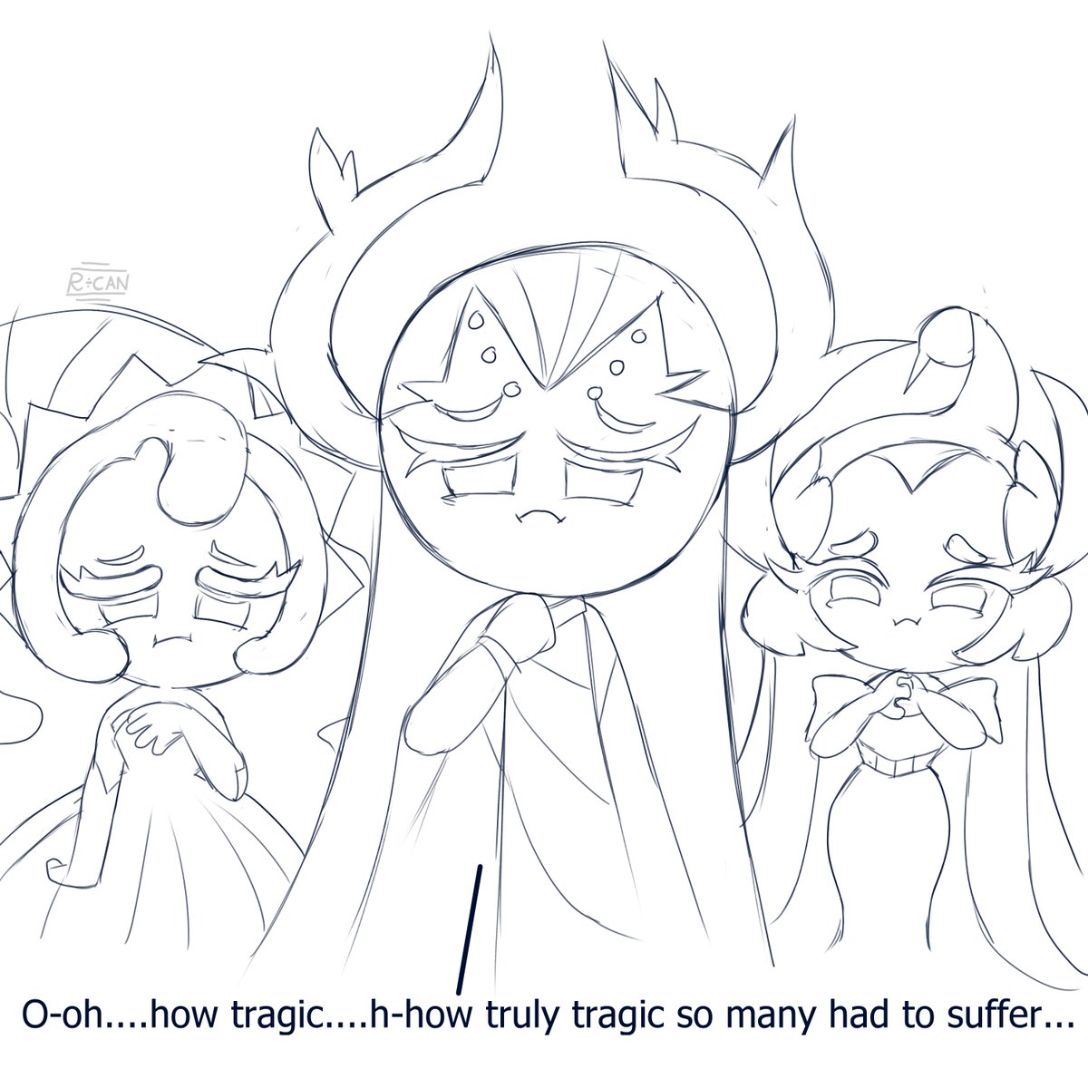 R_Canvas's tweet photo. Reconstruction
#cookierunfanart #millennialtreecookie #sugarswancookie
#moonlightcookie
#firstcreamcookie https://t.co/tIhHJ3VkAX