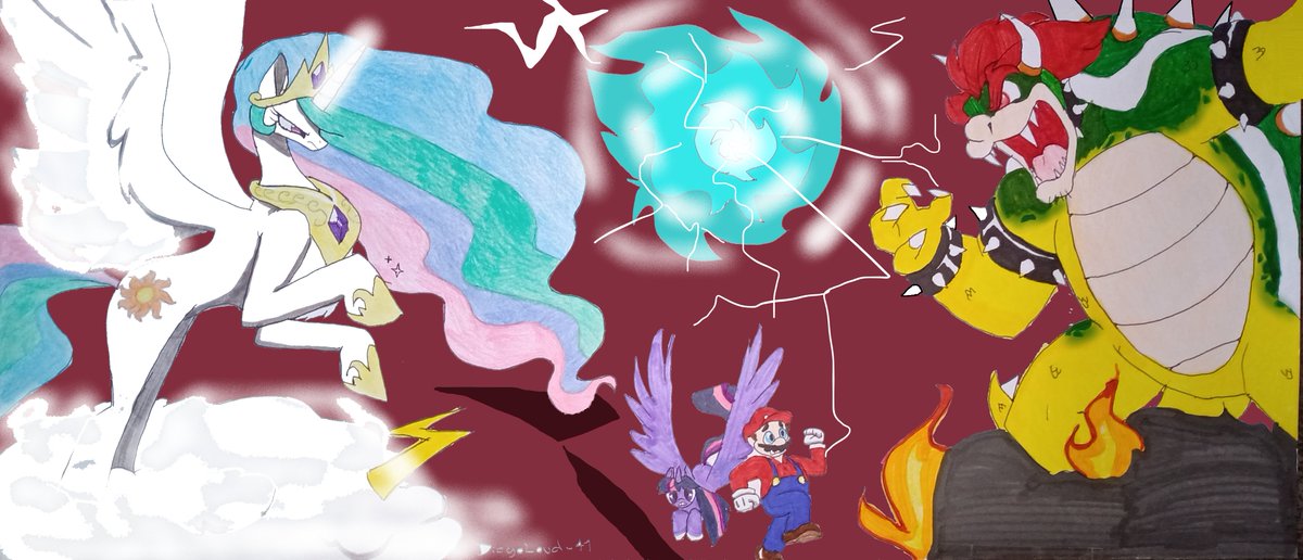 diegoloud39's tweet photo. celestia vs bowser https://t.co/ZhOsV0JcAP