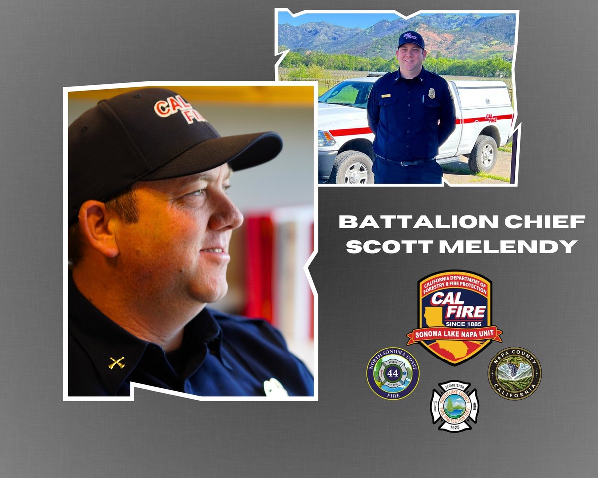 CALFIRELNU's tweet photo. 📞🚨 National Public Safety Telecommunicators Week 🚨📞

Join us in giving a big shoutout to ECC Battalion Chief Scott Melendy for his leadership, expertise, and dedication in guiding our command center.

Before stepping into his current role, Chief Melendy served five years as a Fire Captain in our St. Helena Command Center - bringing experience, commitment, and a deep understanding of emergency communications. 

Thank you, Chief Melendy, for being a vital part of our team and the backbone of our emergency communications program. Your work makes a difference every day. 👏