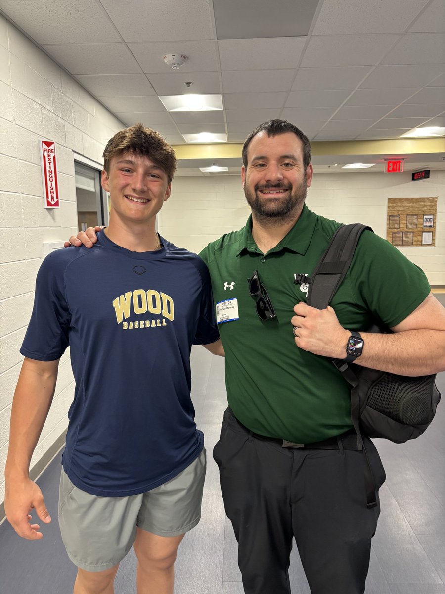 JamesWoodFB's tweet image. Thank you to @CoachMMaloney and @WMTribeFootball for stopping by today—appreciate your time and support of our program! #Recruiting @Owen_Neal5