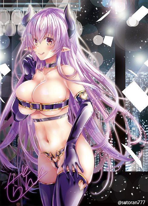 以前描いたオリジナル悪魔ちゃん🦇
ツヤテカ衣装とピンク～紫の中間くらいの髪色です
また描きたいなー 