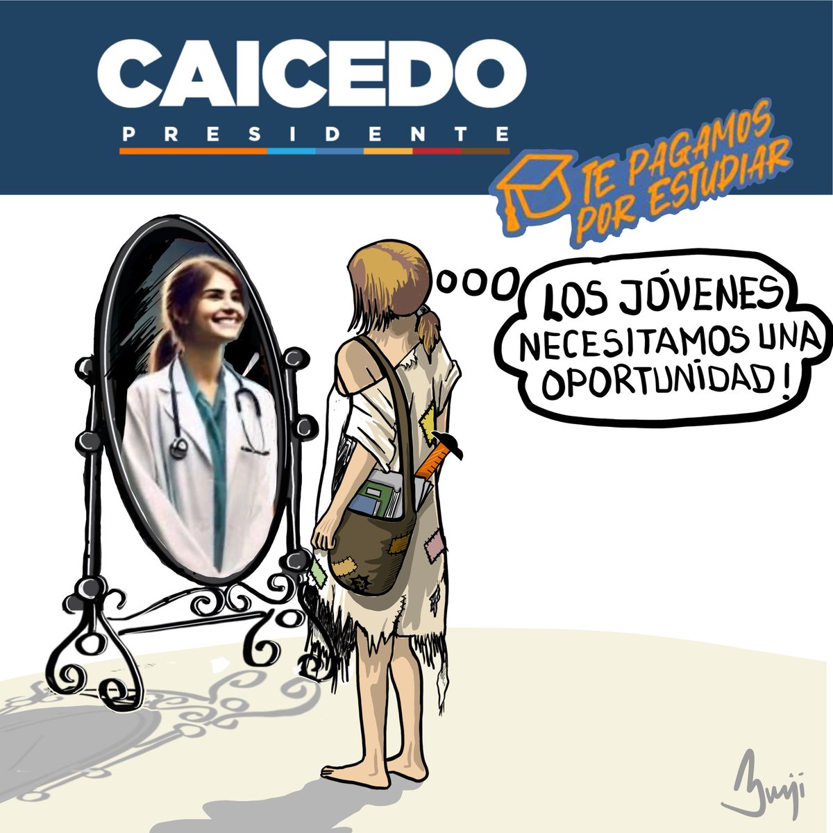 <a href="/carlosecaicedo/">Carlos Caicedo</a> Todos los jóvenes de este país merecen una oportunidad, para que sean ellos quienes a futuro puedan construir una Colombia mejor.