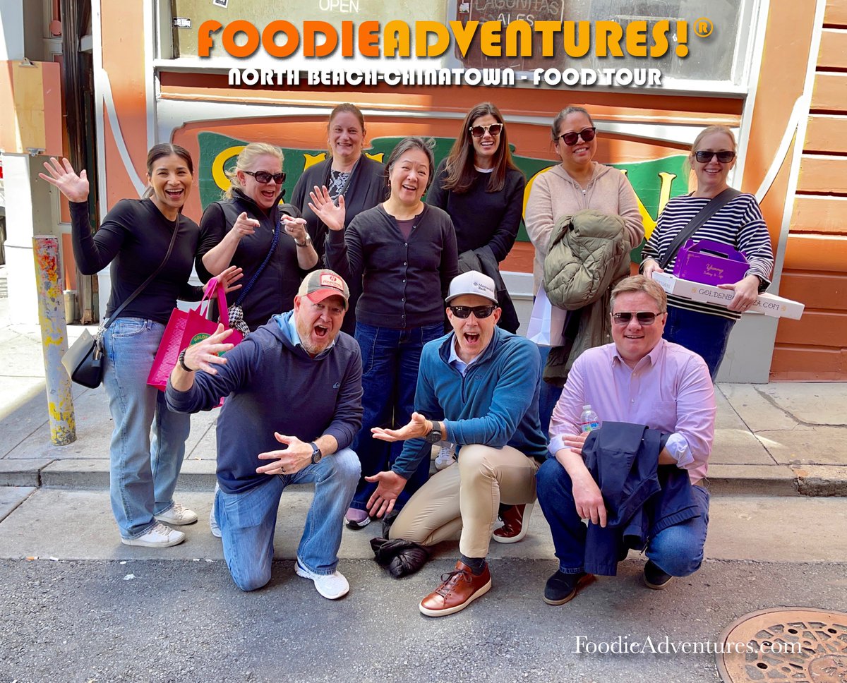 FoodieAdventure's tweet image. Spring #TeamBuilding in San Francisco with the ROCKSTARS from @mechanicsbank! Beautiful group and day in sunny San Francisco!! ☀️  #FoodieAdventures #SF #FoodTours #MechanicsBank