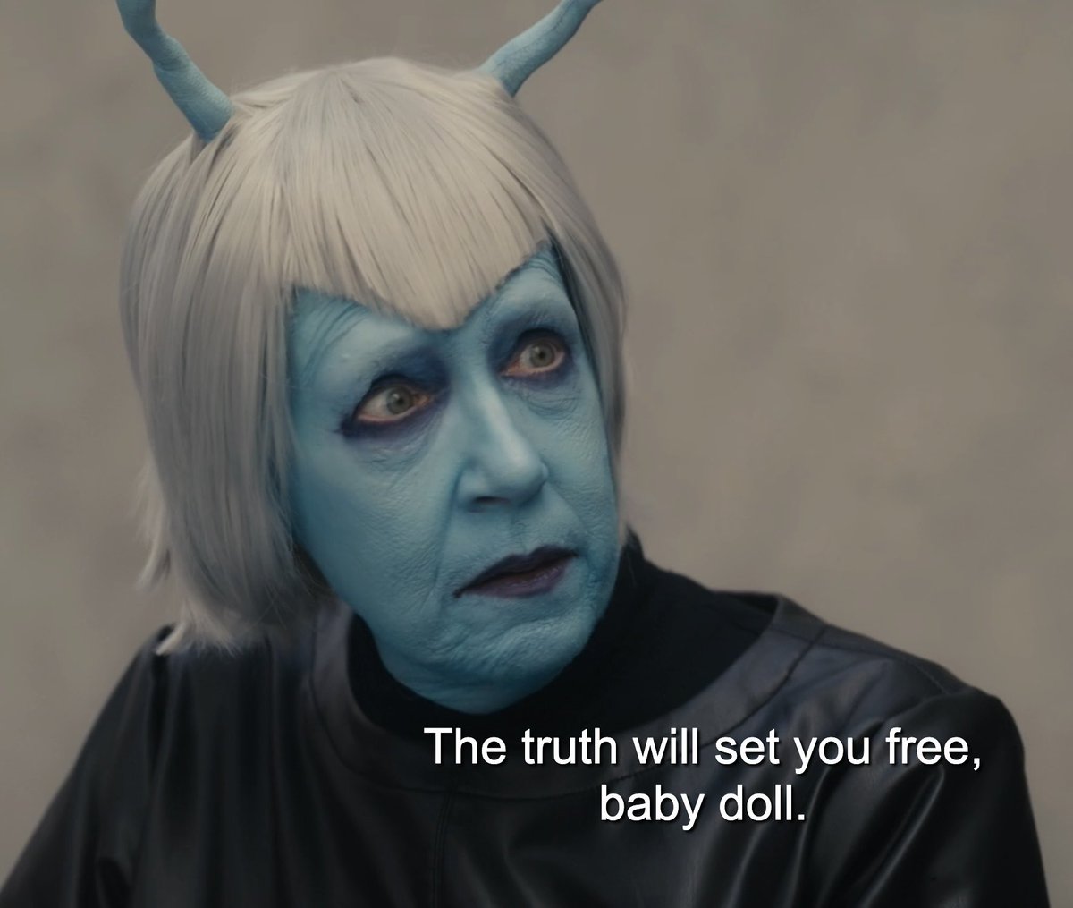 villaneles's tweet image. wise words from blue ann dowd #hacks