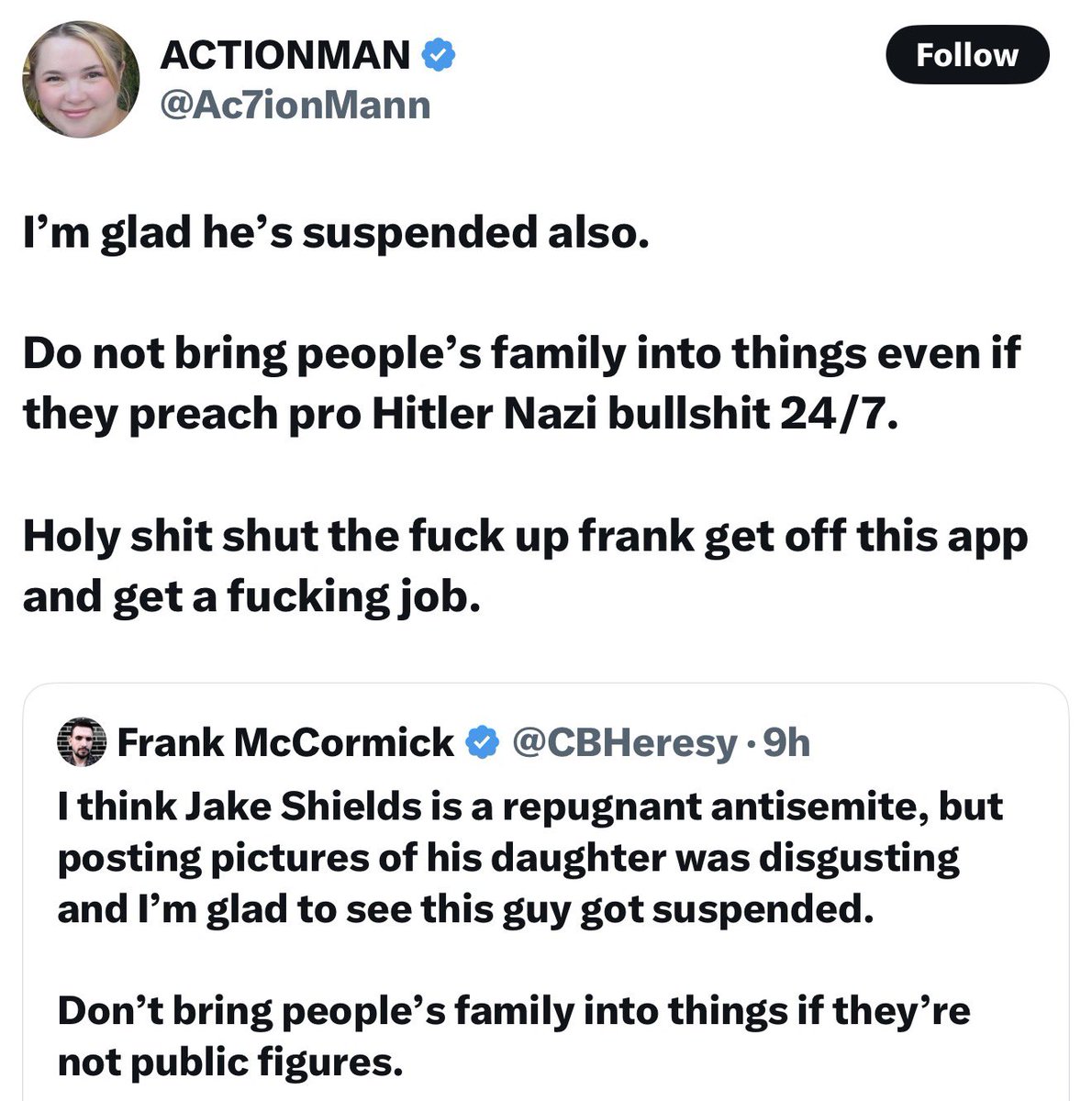 Frank McCormick tweet media