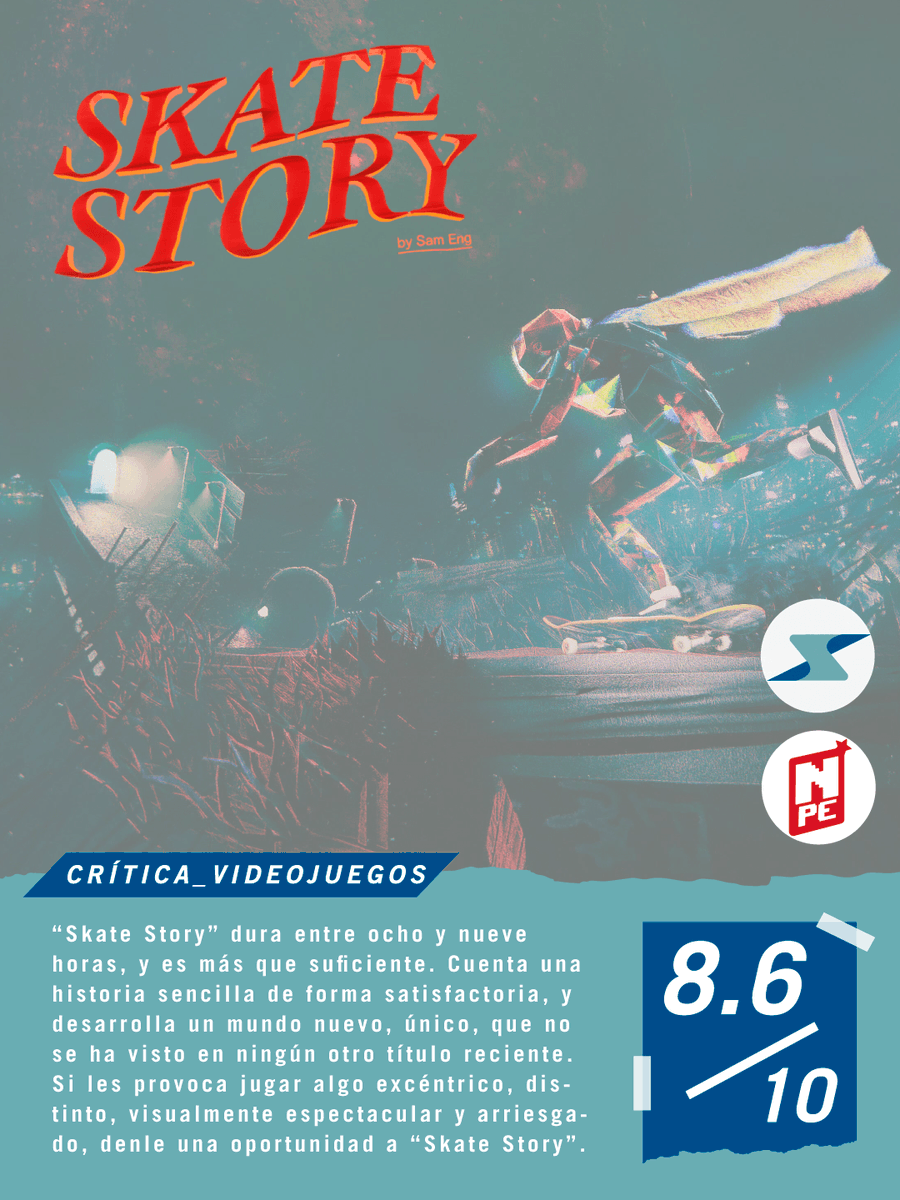 sebazavareviews's tweet photo. “Excéntrico, distinto, visualmente espectacular y arriesgado.”
Entren a @Nintendo_Pe para leer mi análisis de #SKATESTORY, un original juego para @NintendoSwitch 2, desarrollado por #SamEng y publicado por @devolverdigital.
AQUÍ ➡️ https://t.co/3vYLgH51B2
#NintendoSwitch2 #NPe https://t.co/GaU8BI0Tl1
