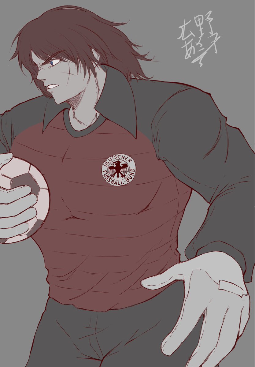 #自分の絵柄の特徴あげてもらってそれを全部封印した絵を描く
絵柄を封印して描いたディーター・ミューラー