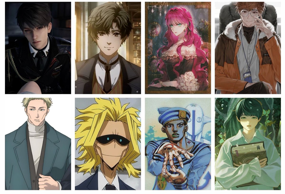 ¿Qué dice algunos de los personajes que me gustan de mi?

(Me gustan demasiados, tuve que reducir un montón)