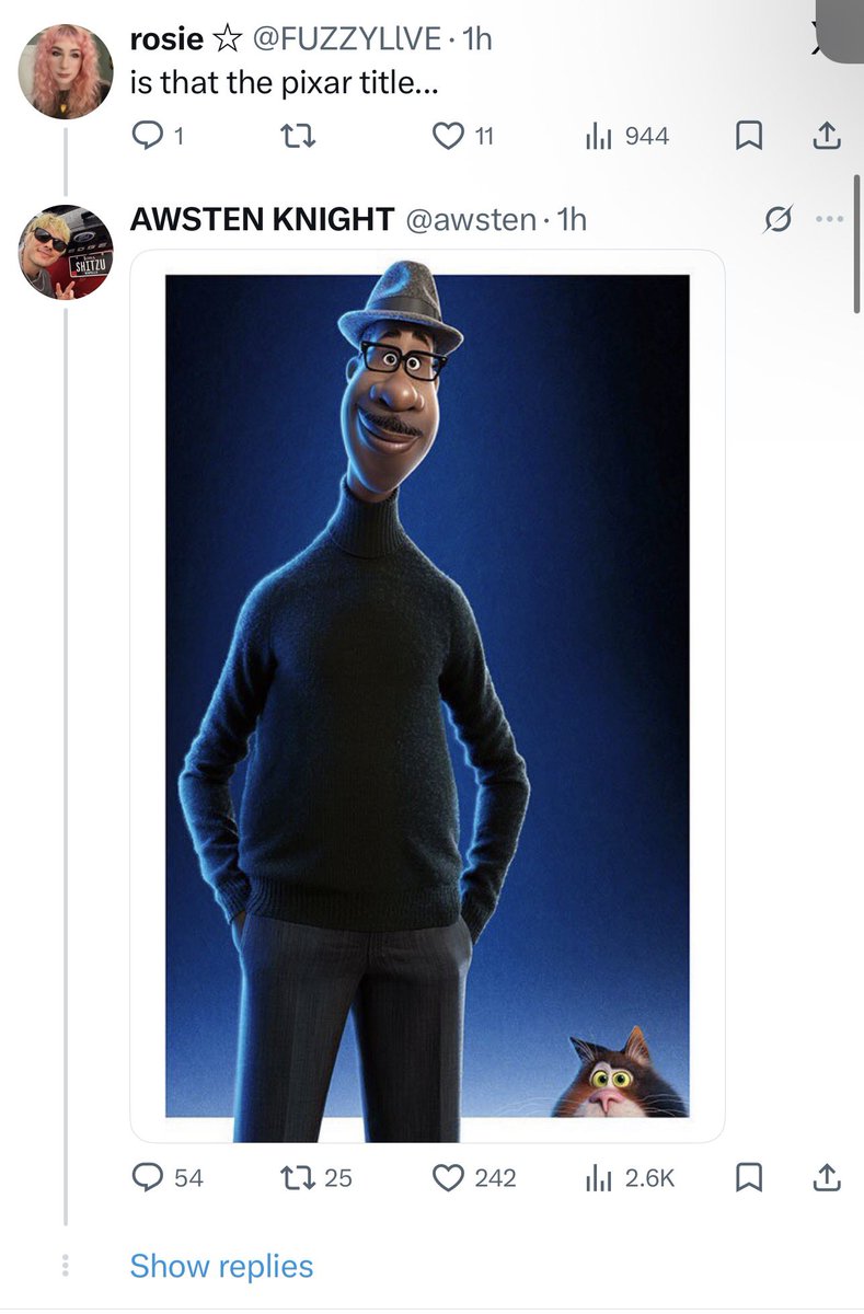 mdsnsz's tweet photo. @insydious3000 @awsten this is in the replies for a tweet posted about Playing Music so i think it’s that one?? Mirage might also be it because that’s the name of the lady in The Incredibles https://t.co/Or04CCJwpN