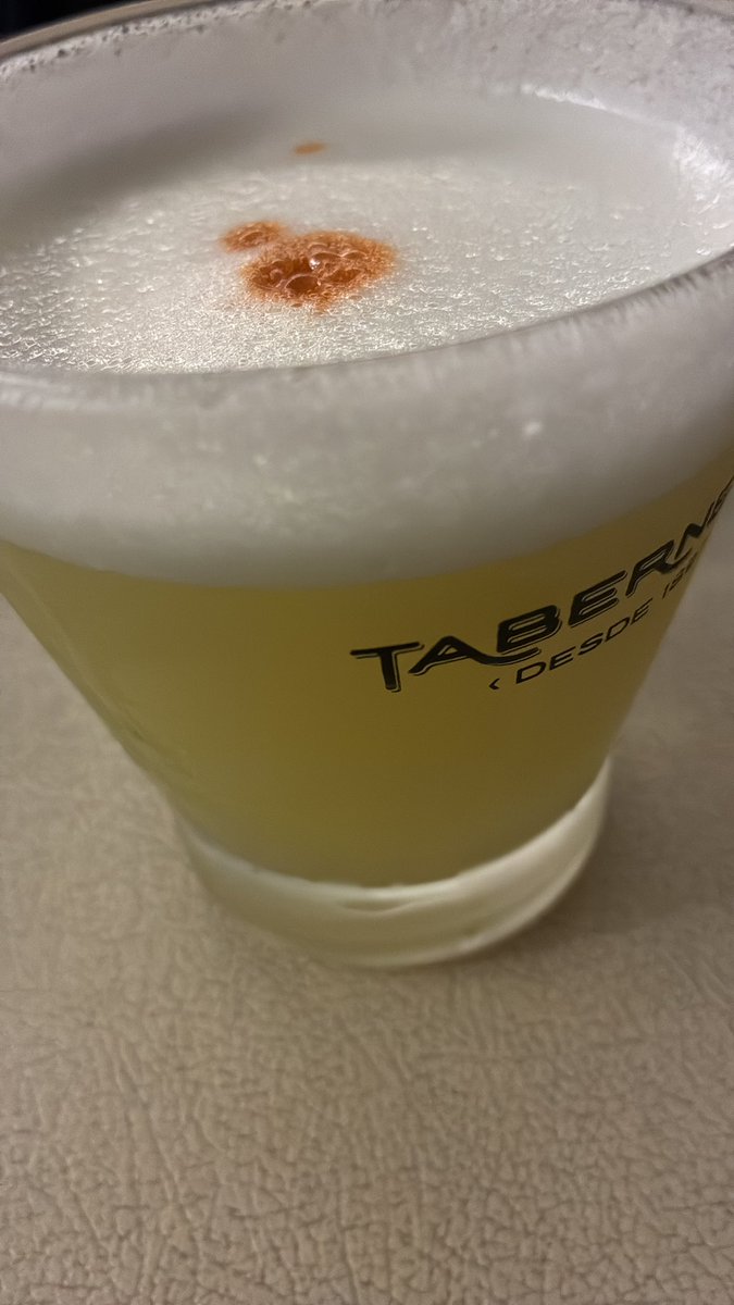 Fui a Lima pero el sour de acá es mejor (sour peruano sosi jajajaja)