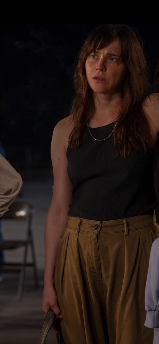 THE HAIR THE TANK TOP THE SLUTTY WAIST THE CHAIN JESUS TAKE ME HOME