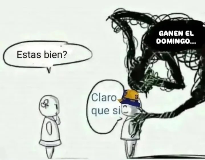 Mi estabilidad emocional depende de un partido: