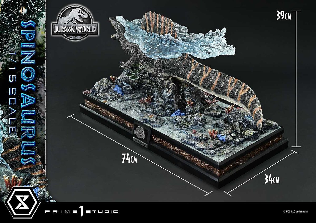 SwrveYT's tweet photo. 🚨 Prime 1 Studio reveals their new 1/15th scaled Spinosaurus statue from ‘JURASSIC WORLD REBIRTH’ 🚨

Pre-orders are listed at $1,899 USD 👀 💰 https://t.co/hfiPiKjoLX