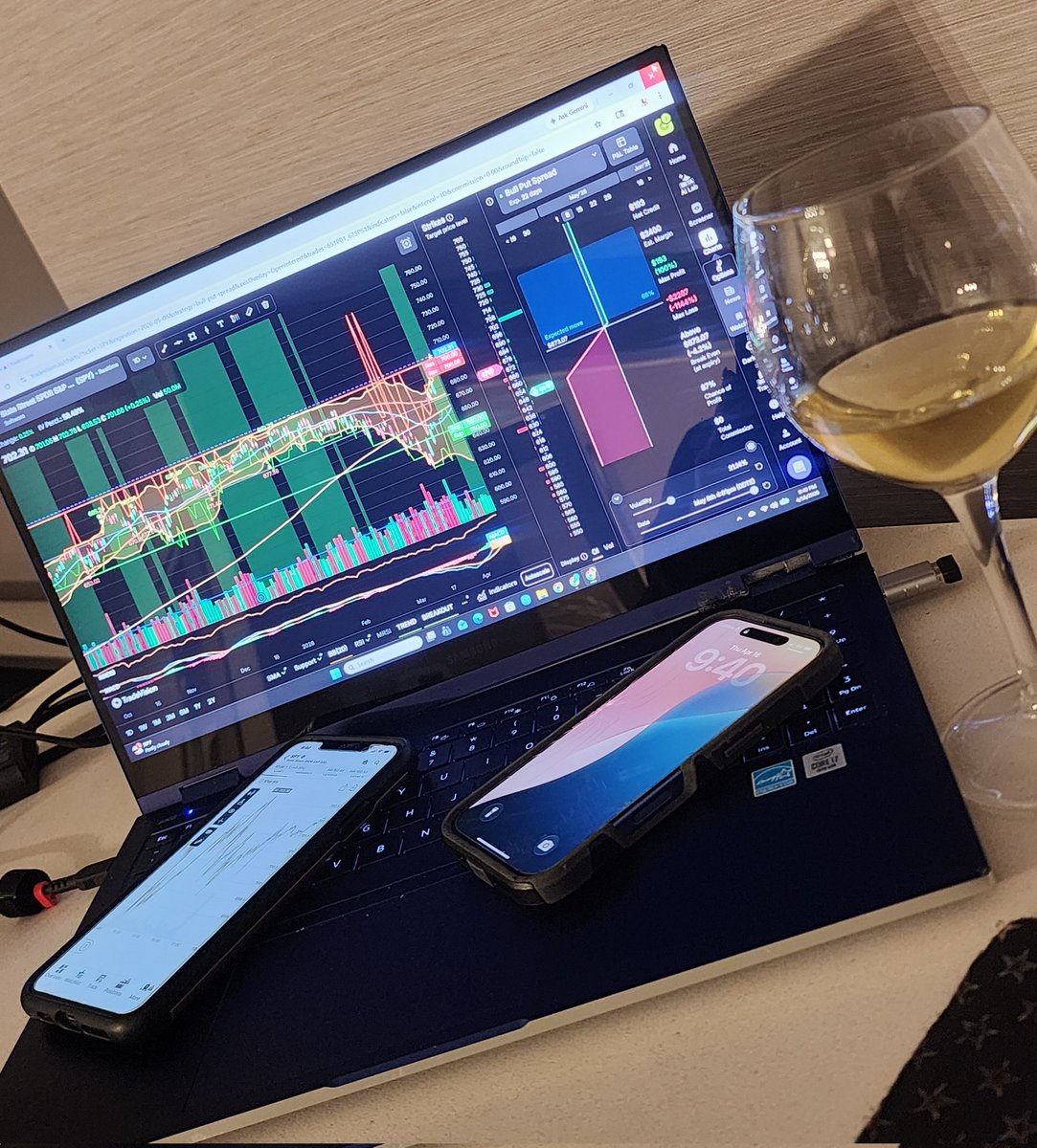 stockmom's tweet photo. Last Day in Boston. I don't drink much but this is well deserved🍷
 
It was a successful trip, for both business and personal reasons. 

My work is never done.🙏🏼💚 https://t.co/D5ksYmrTX0