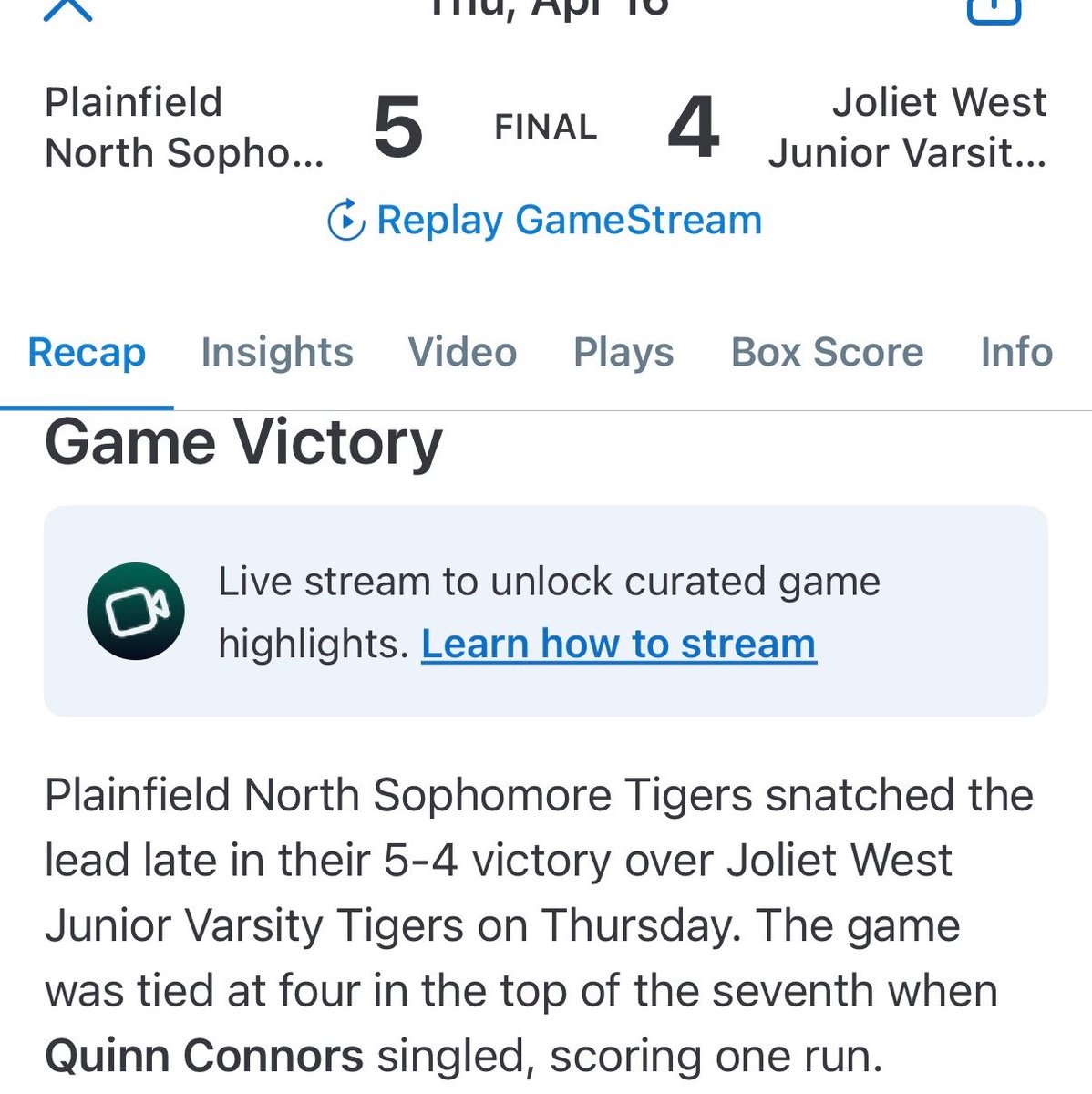 Quinn Connors tweet media