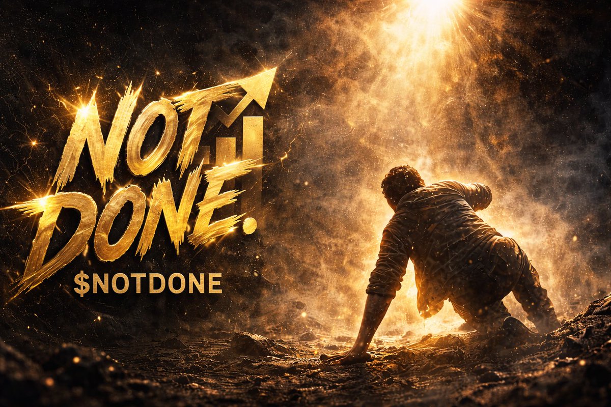 🔥$NOTDONE (@NotDone_1) / Posts / X