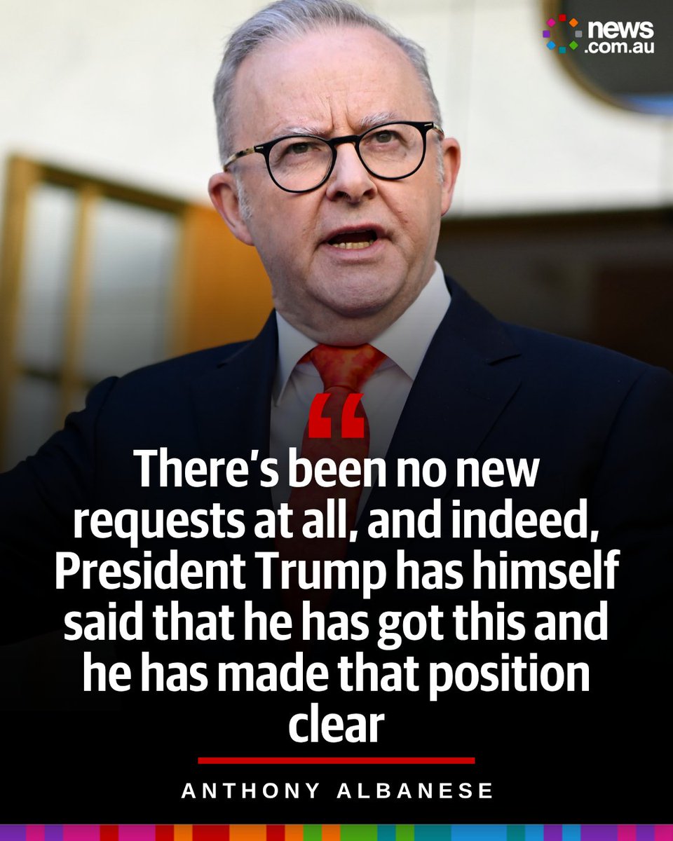 Anthony Albanese has defiantly brushed off Donald Trump’s claim that he’s “not happy” with his lack of support in Iran. Full story: bit.ly/4tbZmkk