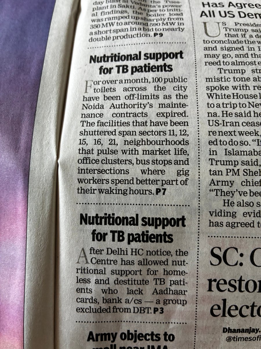 Front page of TOI today. Pathetic editing. The decline of newspaper starts with editing. ⁦<a href="/timesofindiapdf/">timesofindia</a>⁩ ⁦<a href="/TIMESOF22771098/">TIMESOFINDIA</a>⁩ ⁦<a href="/thetimesofindia/">thetimesofindia</a>⁩ ⁦⁦<a href="/TOIBusiness/">TOI Business</a>⁩