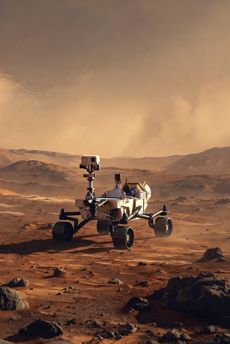 igniteXi's tweet photo. SpaceX will launch the Rosalind Franklin rover to Mars on Falcon Heavy in late 2028.

Mars stays a planet populated purely by robots. Each new arrival like this one deploys more advanced tools to scan the surface, examine rocks, and probe for signs of ancient life.

These machines are methodically preparing the path ahead.