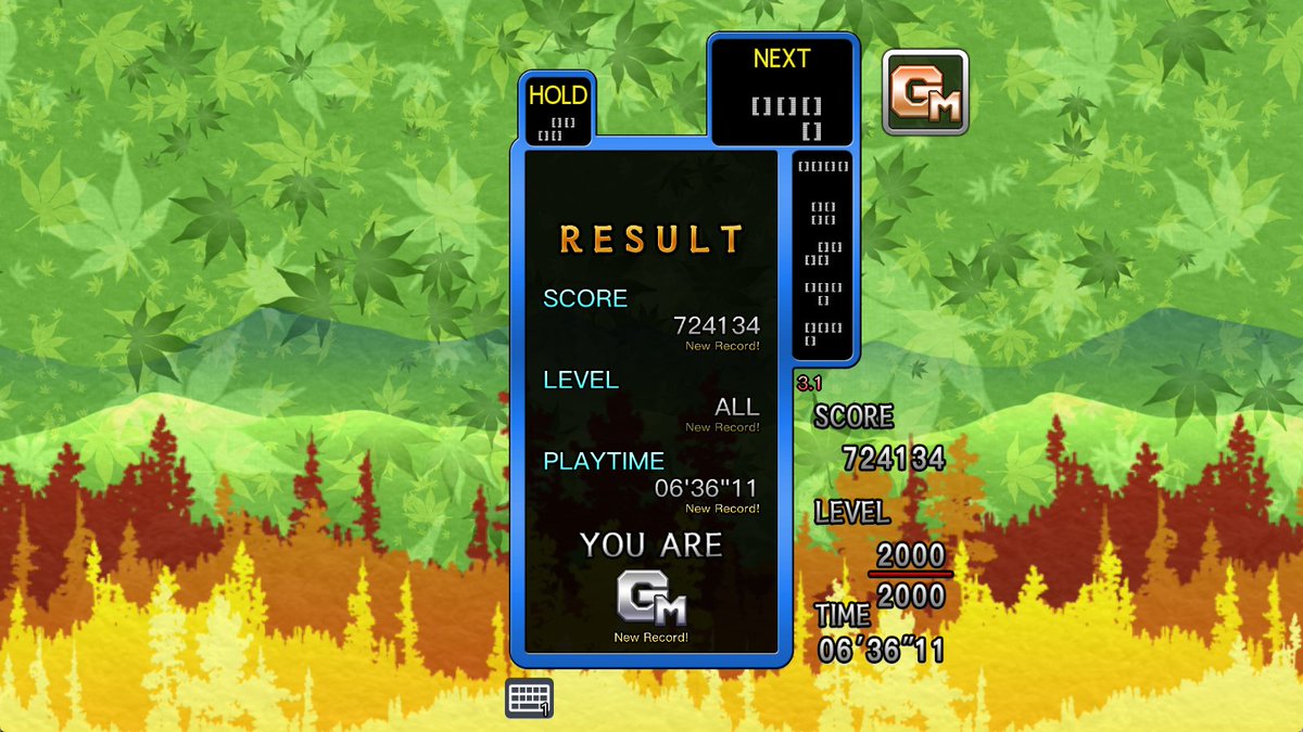 #tgm_series
MY FIRST WORLD RECORD IN THE TGM SERIES!!!

on my first ever credits roll I got GM in normal 3.1 in 6:36.11, 25/21 roll points too y'all just gotta watch the magic
youtu.be/uLPaII4bTgI