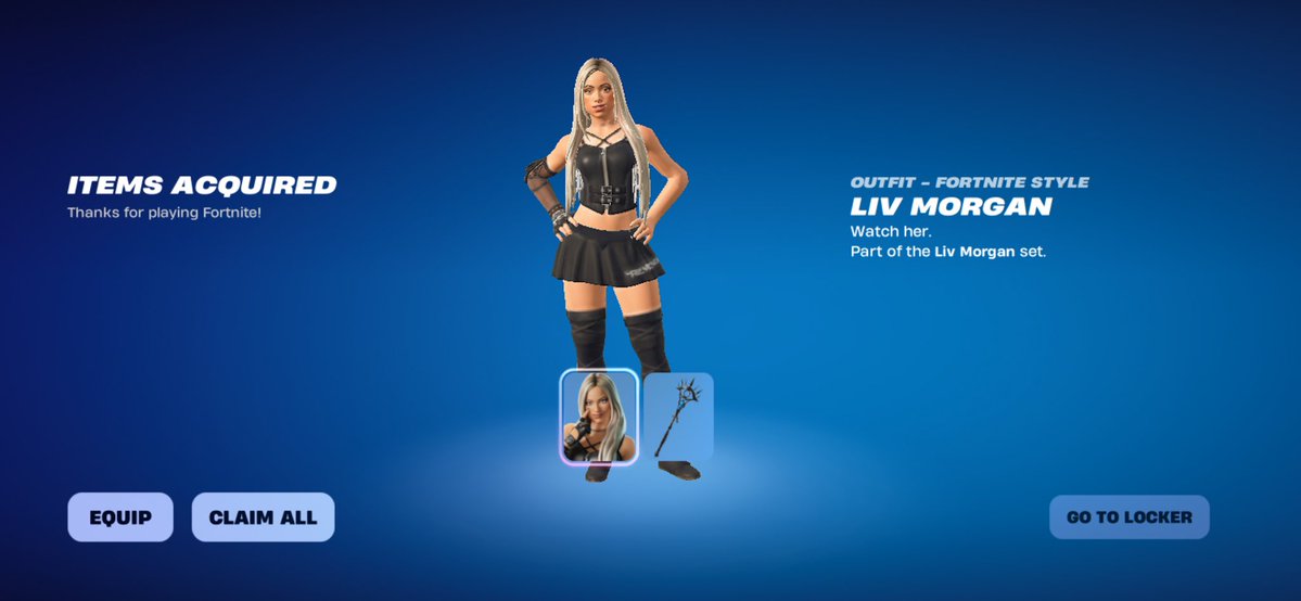 I used code Cereza to buy the rest of Liv Morgan’s bundle 😁 it felt like a good code to use since you started off with wwe 😄<a href="/CerezaSunshyne/">🍒Cereza☀️</a>