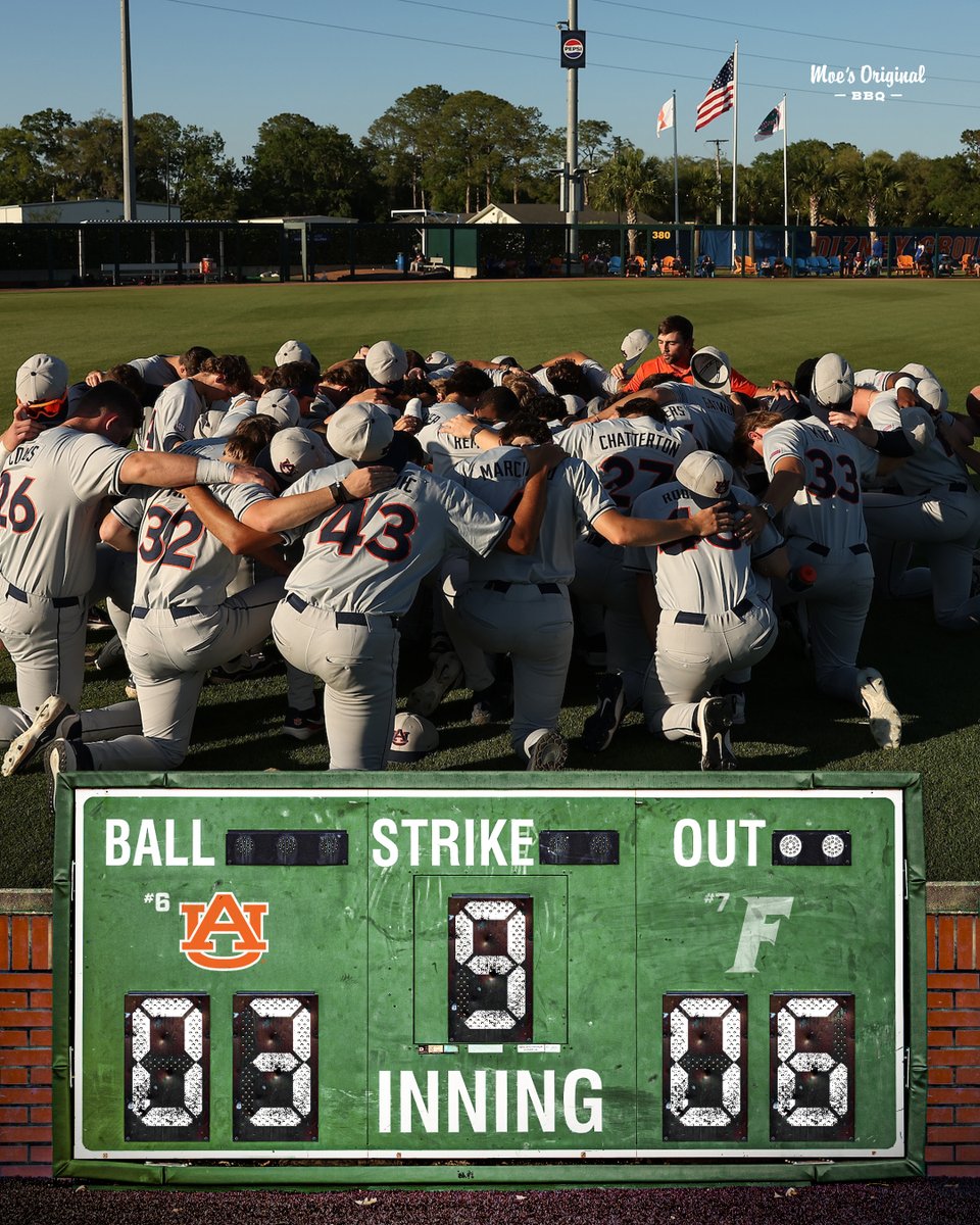 AuburnBaseball's tweet image. Final from Gainesville.

#WarEagle
