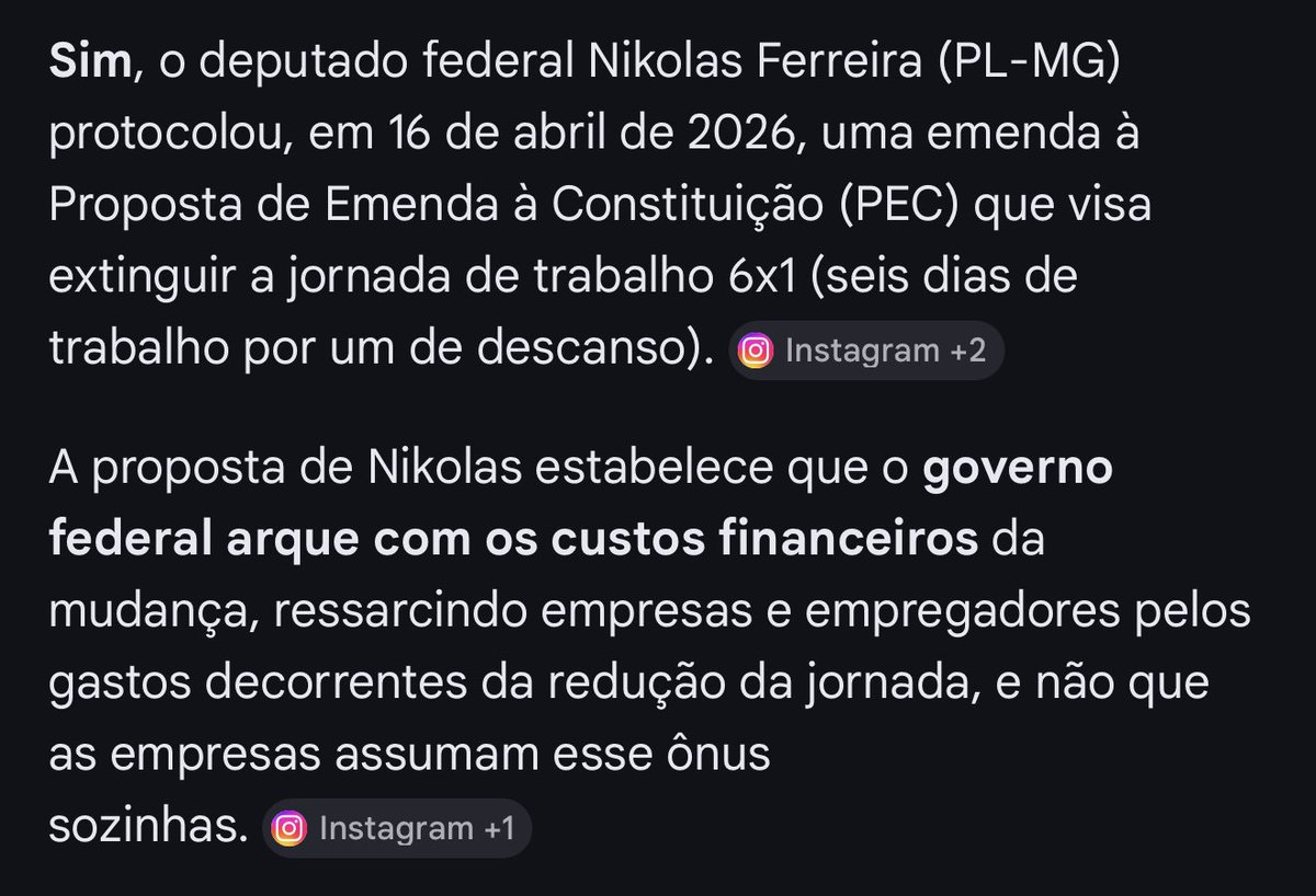 O Governo Nikolas? Jura?
