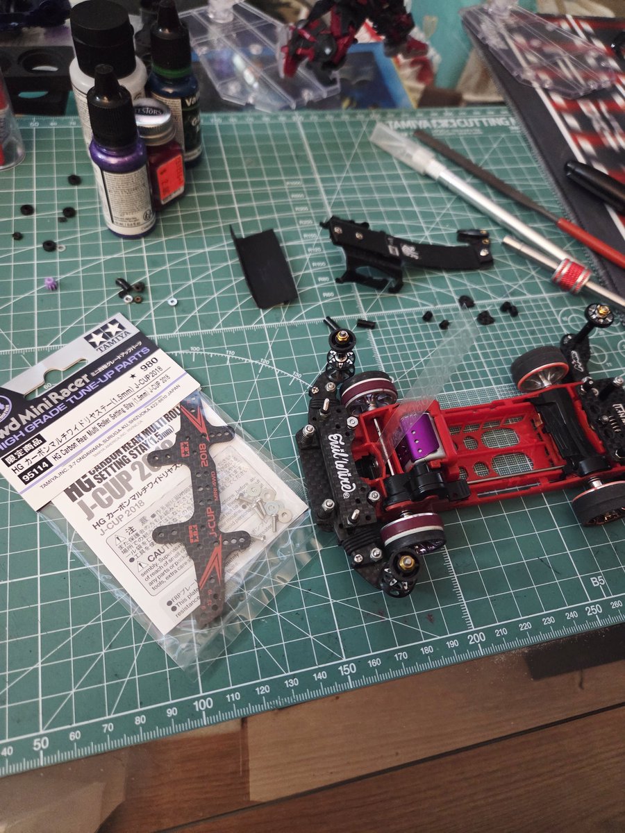 drew_bhadz's tweet photo. FM-A new update 🪛🔧🔩⚙️

#ミニ四駆 
#tamiya 
#mini4wd  
#evilwire 
#mini4wdjapan https://t.co/PrSdUFg3bK