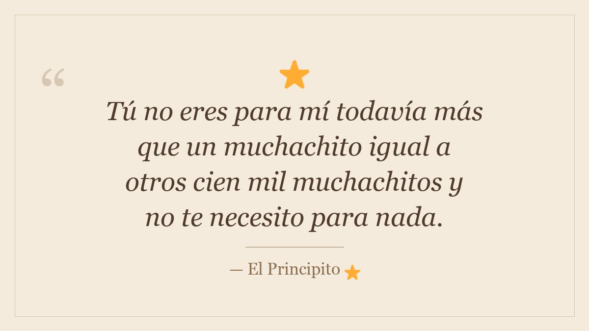 El Principito ⭐️ tweet media