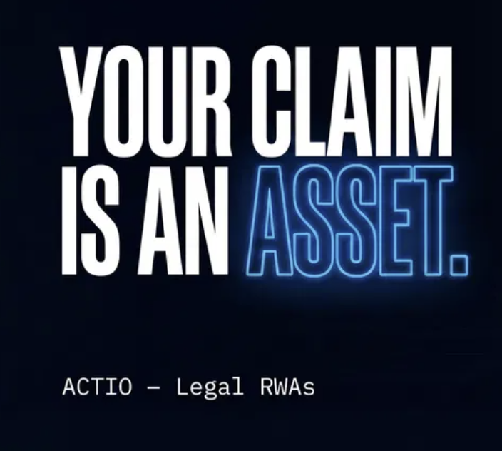 cXmac3do's tweet photo. I didn't come to litigation finance from a boardroom. I came from the other side of it — as a target. 
that changes how you build.

97% of valid legal claims go unfunded. not because they lose. because no one built the infrastructure to reach them.

that's not a legal problem. that's a capital problem. 
and capital problems have solutions.

litigation finance has always existed. it just never existed for you. 
$1M+ minimums. 
institutional only. 
the rest of the world locked out.

ACTIO is changing that.

legal claims are real assets. court-enforced. uncorrelated to markets. generating real yield. they just needed a liquidity layer.
ACTIO is that layer.

for the claimant who couldn't afford to fight — for the investor who never had access to this asset class — for the RWA space, adding a new category that really matters —
this is why we built it.
programmable justice. 
uncorrelated yield.